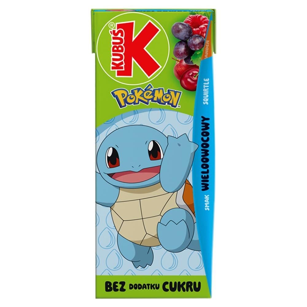 Kubuś Pokémon Napój smak wieloowocowy 200 ml