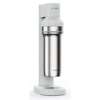 Saturator BRITA Soda TRIO Biały z dwoma nabojami + 2 butelki