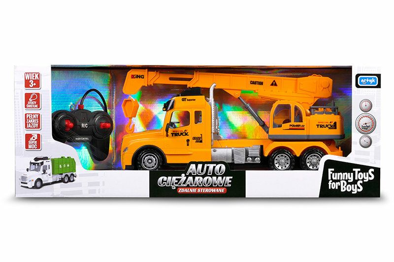 Auto ciężarowe zdalnie sterowane Dźwig Artyk - model lub pojazd