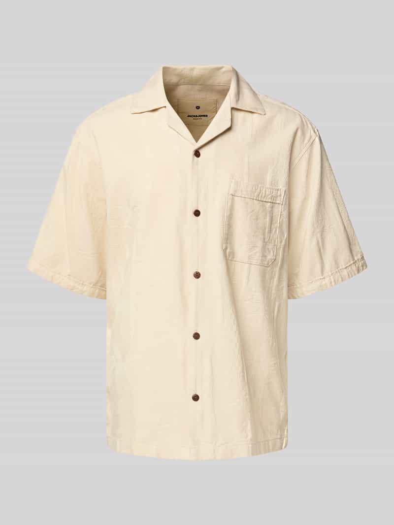 Koszula casualowa z kołnierzem z połami model ‘LUKE’