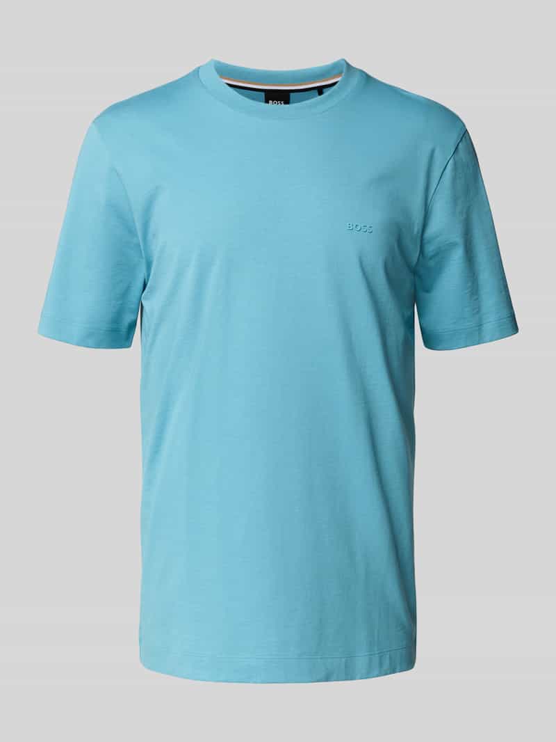 T-shirt o kroju regular fit z czystej bawełny model ‘THOMPSON 01’
