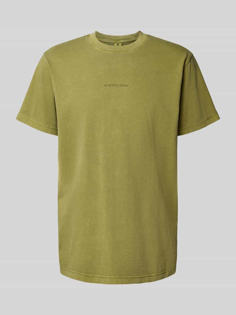 T-shirt z naszywką z logo