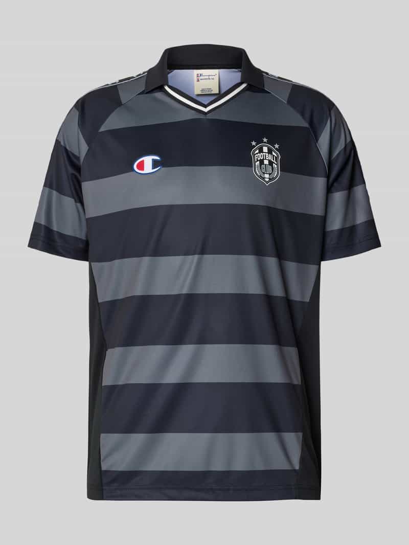 T-shirt z kołnierzykiem polo