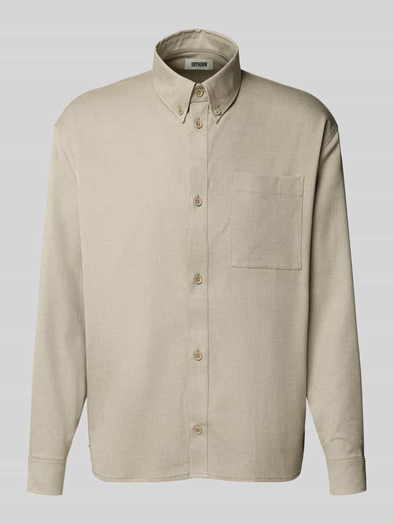 Koszula casualowa o kroju regular fit z kołnierzykiem typu button down model ‘FENRIC’
