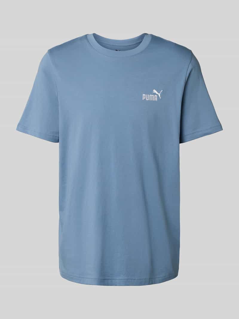 T-shirt z wyhaftowanym logo