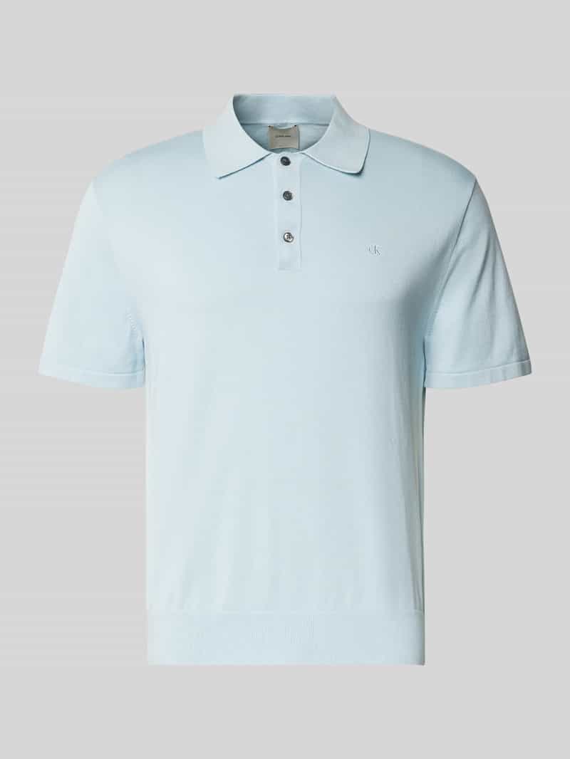 Koszulka polo o kroju regular fit z wyhaftowanym logo model ‘SUPIMA’
