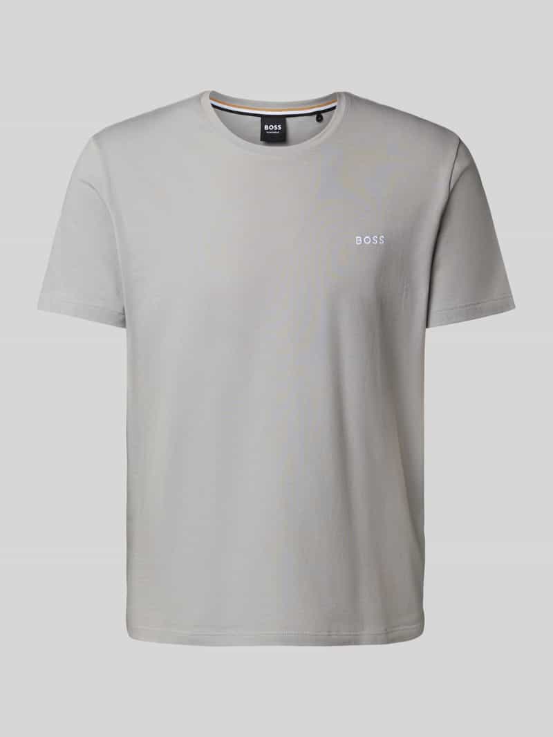 T-shirt o kroju regular fit z mieszanki bawełny i elastanu