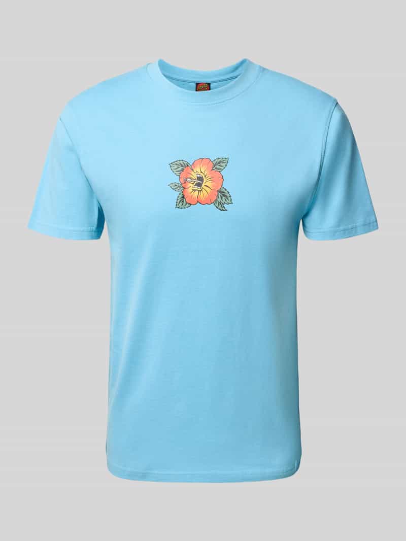 T-shirt z okrągłym dekoltem