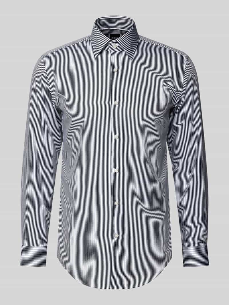 Koszula casualowa o kroju slim fit z czystej bawełny