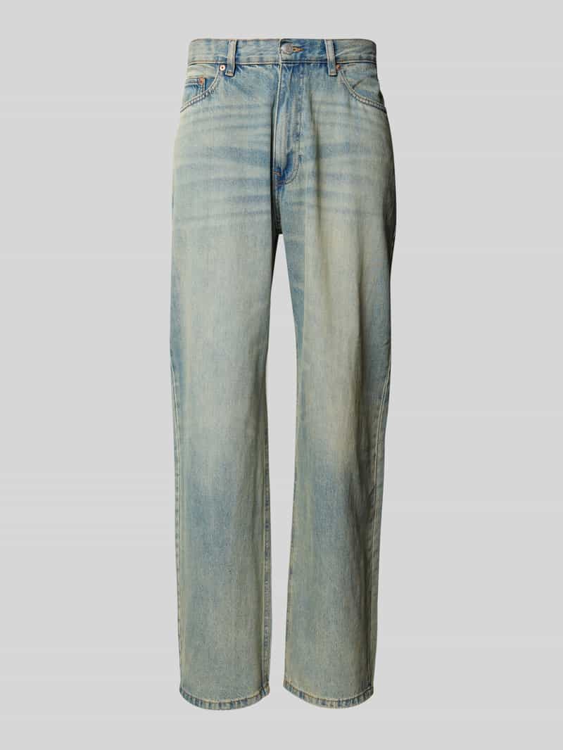 Jeansy o kroju baggy fit z 5 kieszeniami