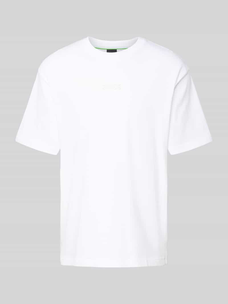 T-shirt o kroju relaxed fit z czystej bawełny