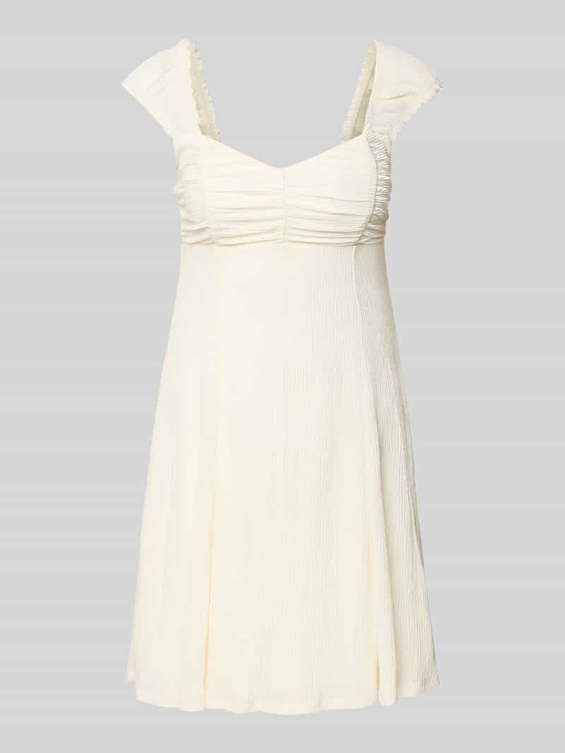 Sukienka mini taliowana z marszczeniem model ‘HELDA’