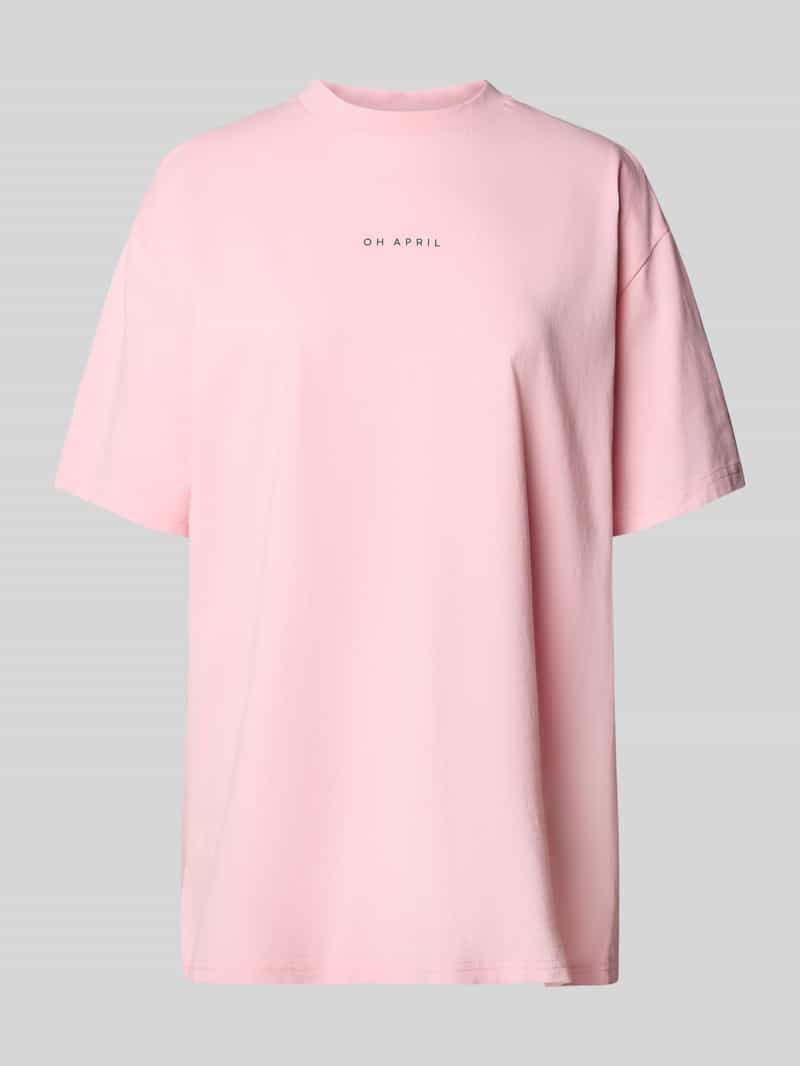T-shirt o kroju oversized z nadrukiem z logo