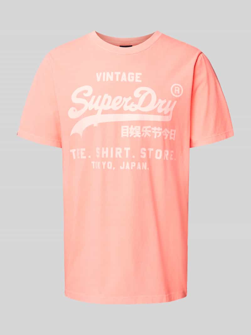 T-shirt z nadrukiem z logo model ‘Neon’