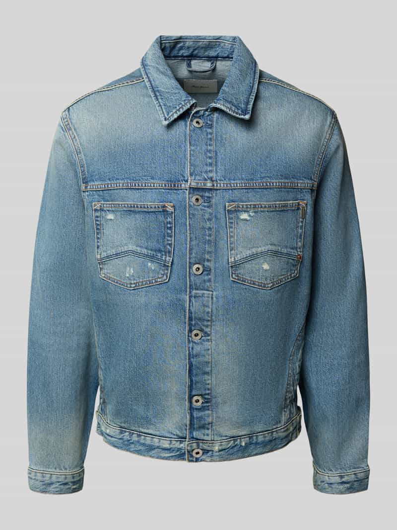 Kurtka jeansowa o kroju regular fit z mieszanki bawełny model ‘HORSHAM PALE TINT’