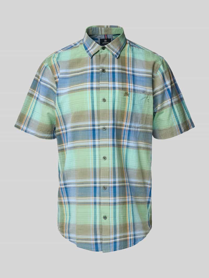 Koszula casualowa o kroju straight fit z kołnierzykiem typu kent