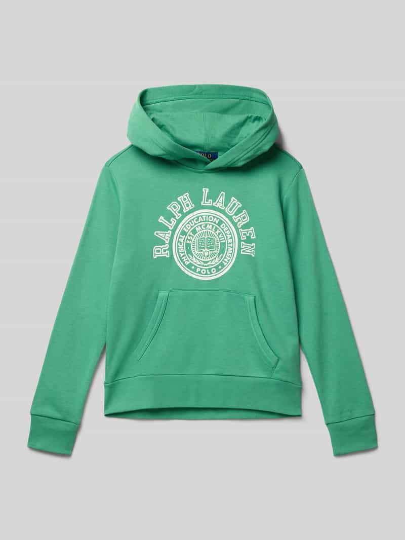 Bluza z kapturem z nadrukiem z logo