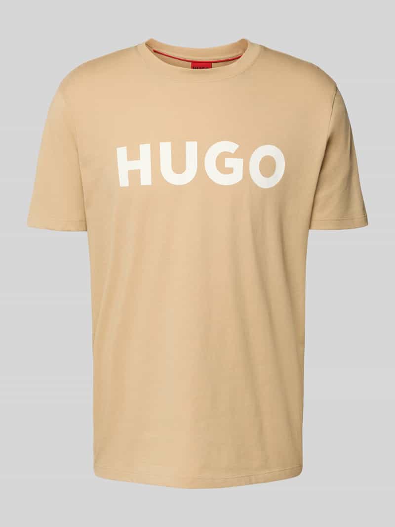 T-shirt z nadrukiem z logo model ‘DULIVIO’
