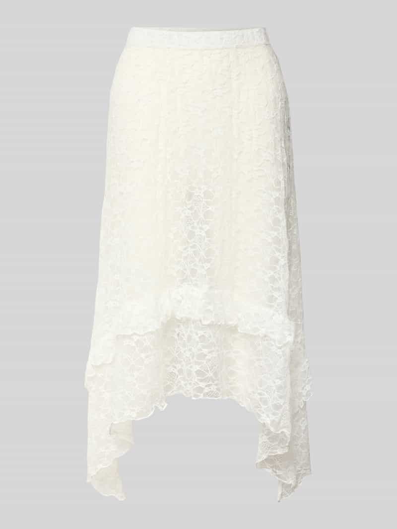 Spódnica midi z efektem podpalenia model ‘LACEY’