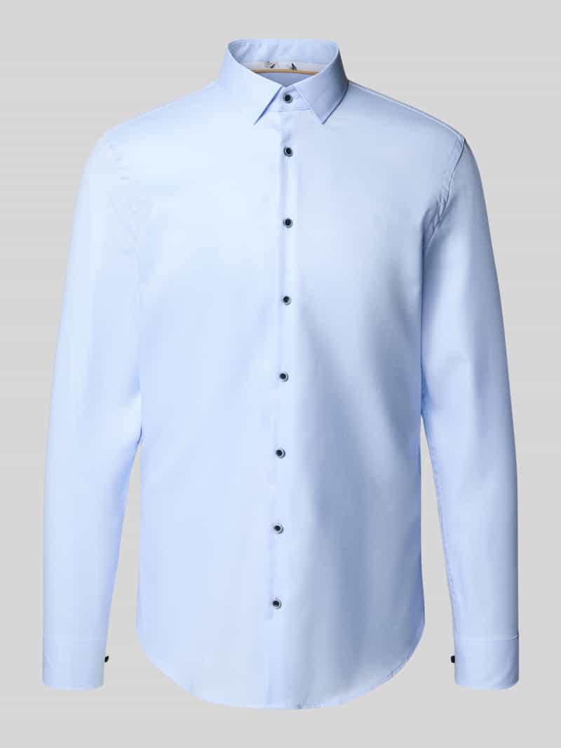 Koszula biznesowa o kroju Super Slim Fit z kołnierzykiem typu kent