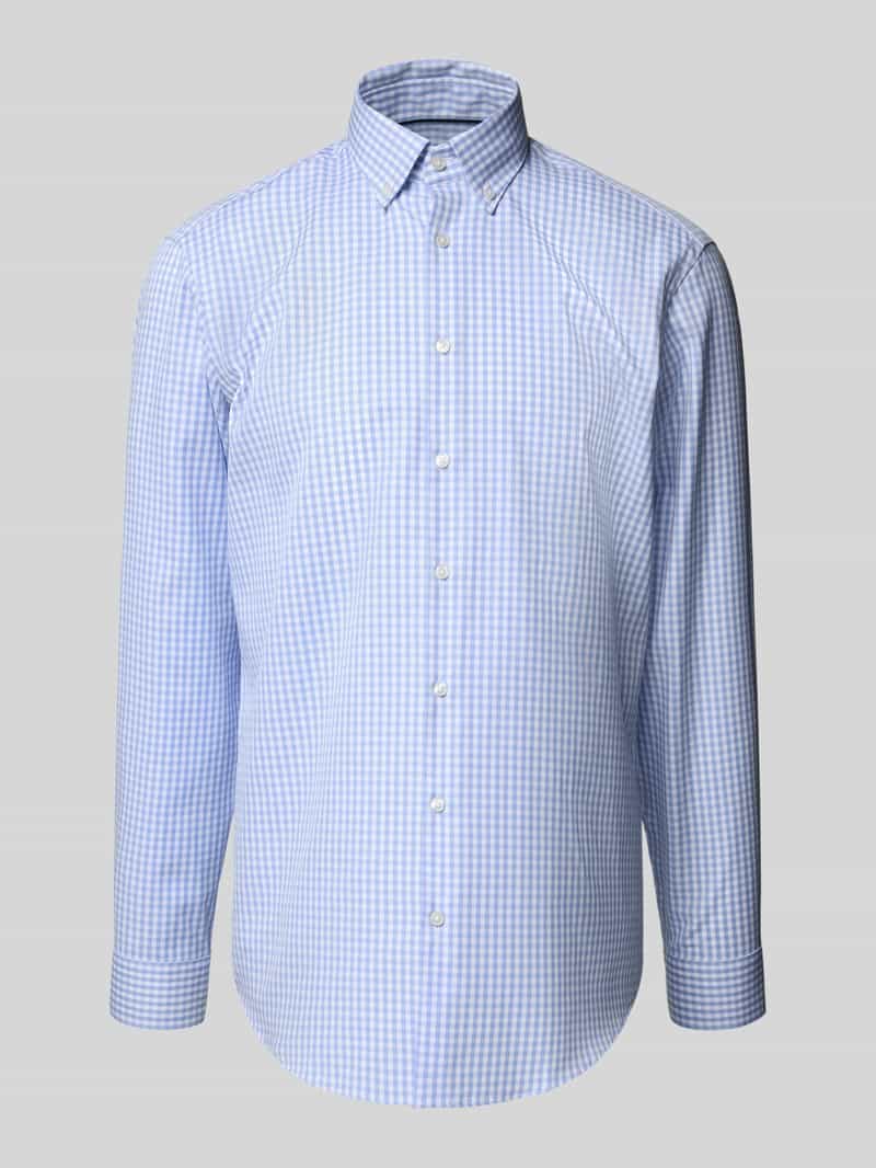Koszula biznesowa o kroju regular fit z kołnierzykiem typu button down