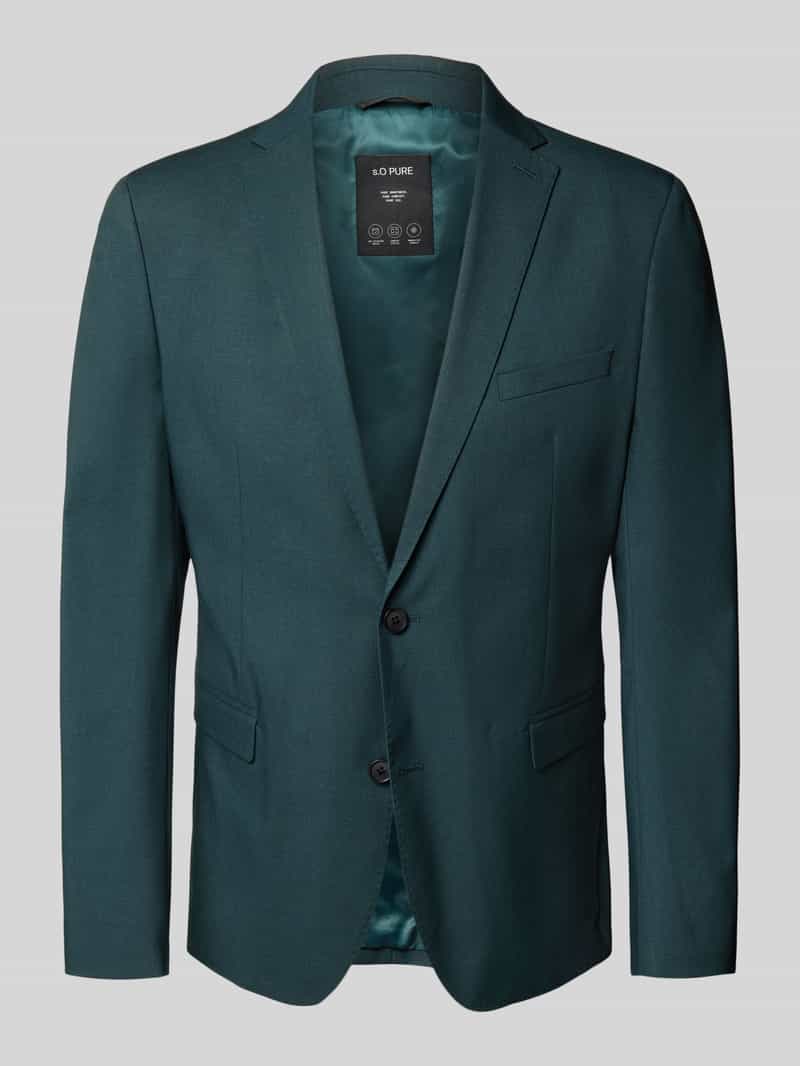 Marynarka o kroju regular fit z kołnierzem z połami