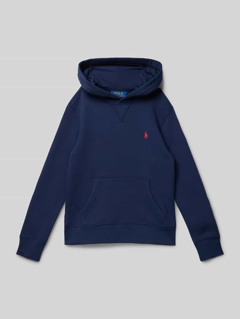 Bluza z kapturem i wyhaftowanym logo