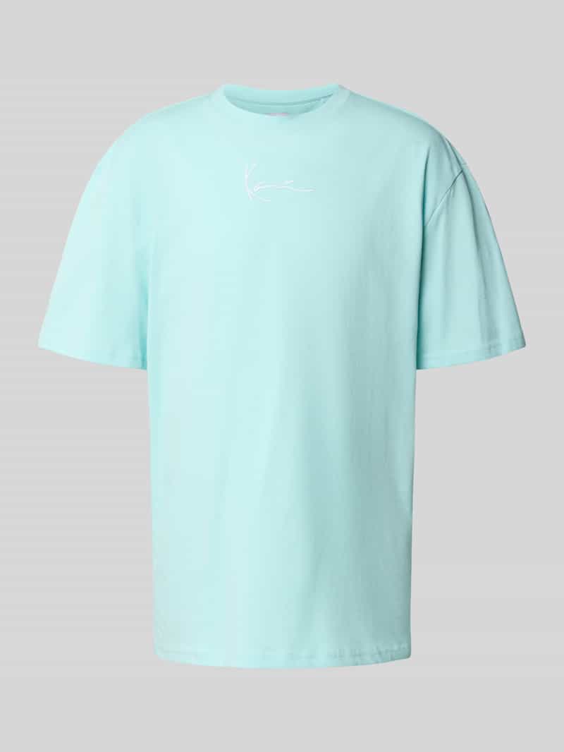 T-shirt z wyhaftowanym logo