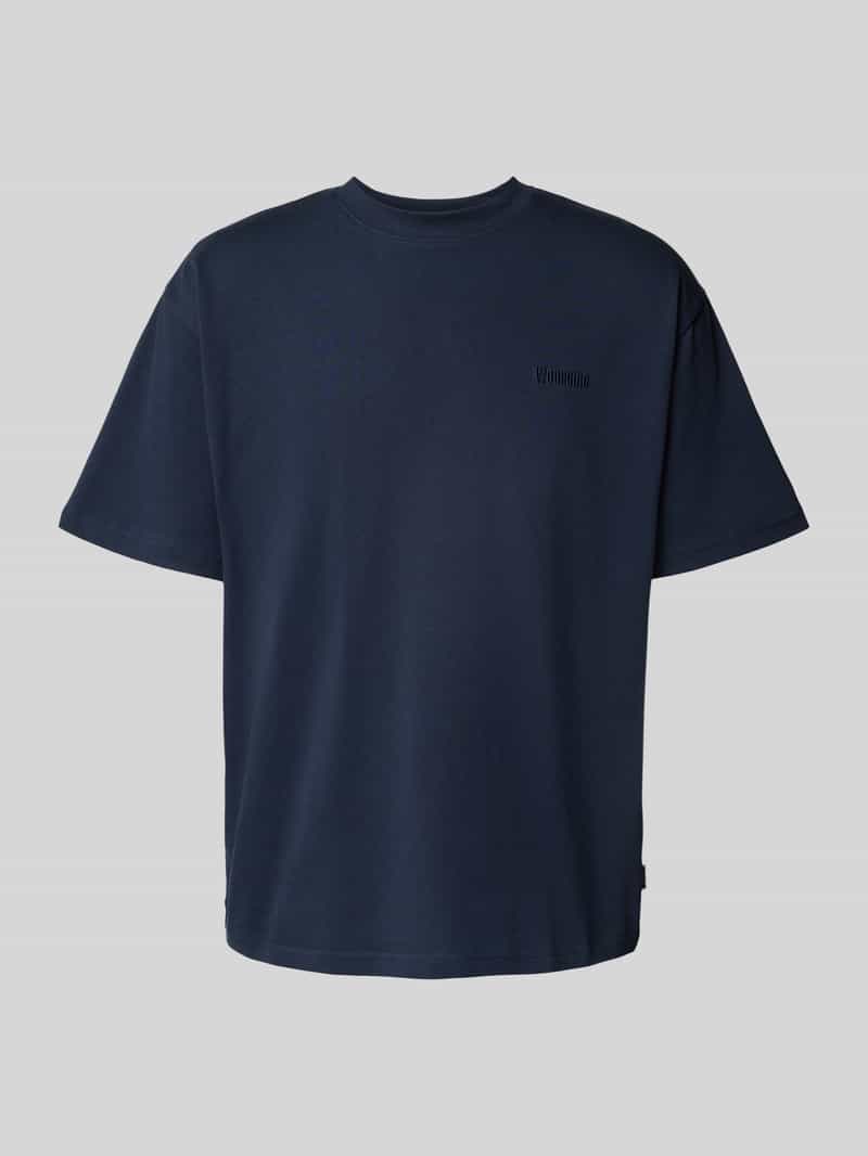 T-shirt z wyhaftowanym logo model ‘Baine’