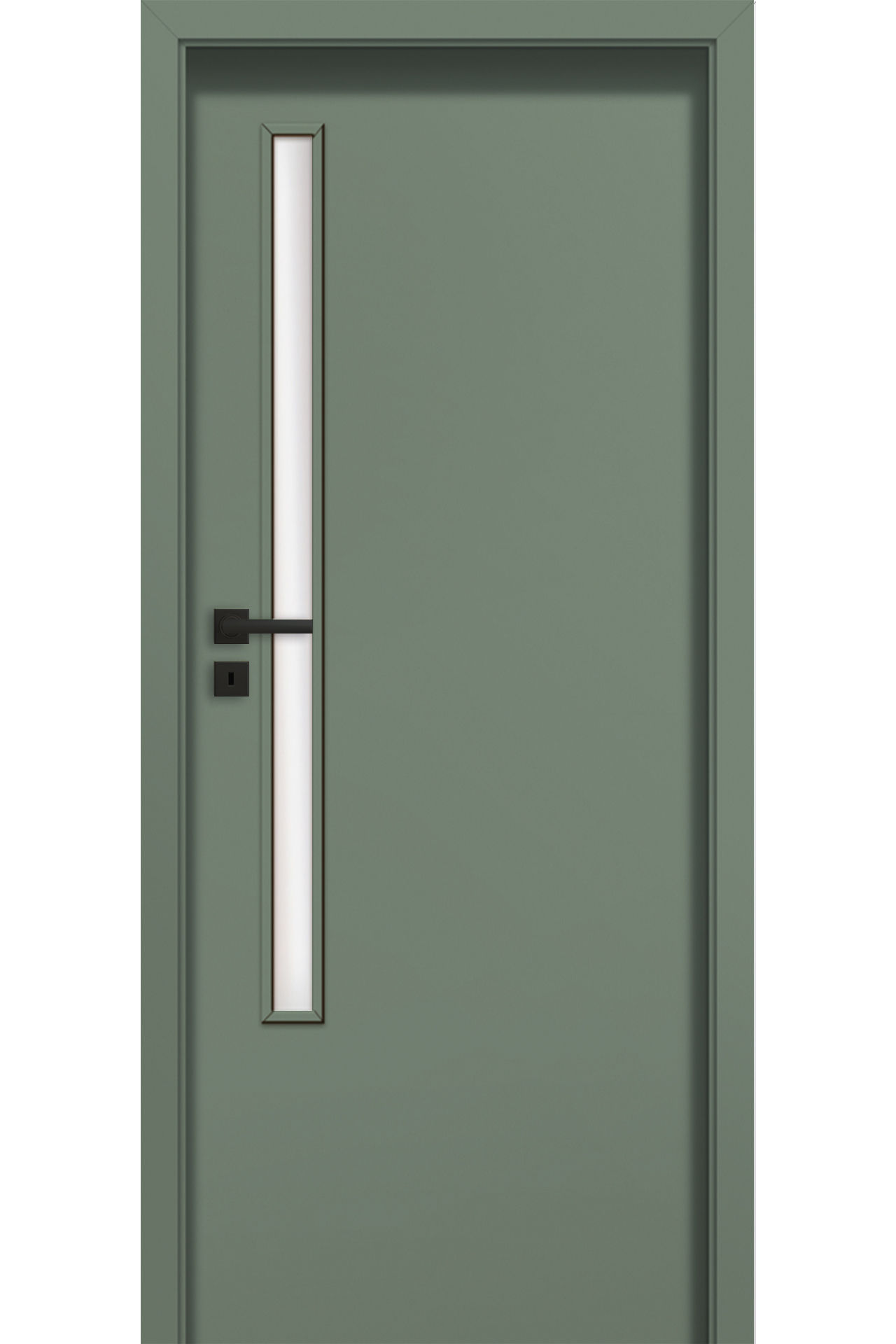 Pol-Skone Dzwi Wewnętrzne Z Szybą Haptic 05 651 Verde