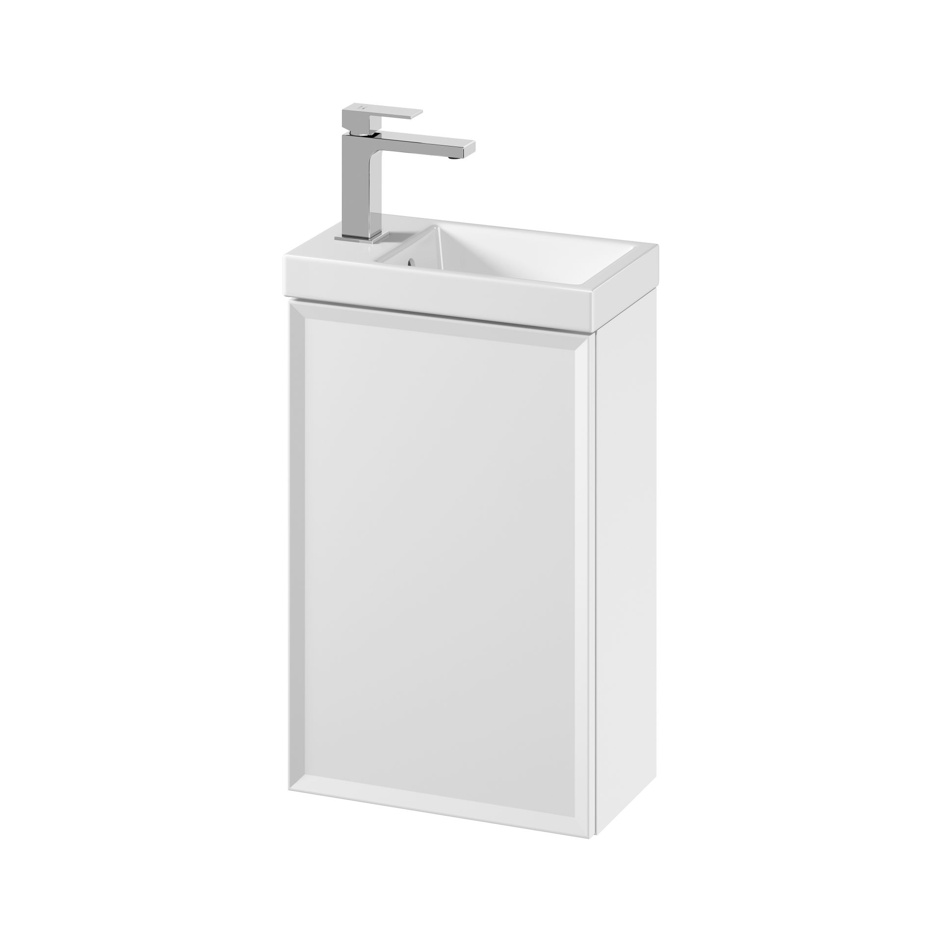 Szafka łazienkowa z umywalką Cersanit Millos 40 cm biały mat S801-568