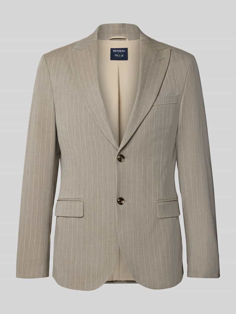 Marynarka na 2 guziki o kroju slim fit z kieszenią z patką