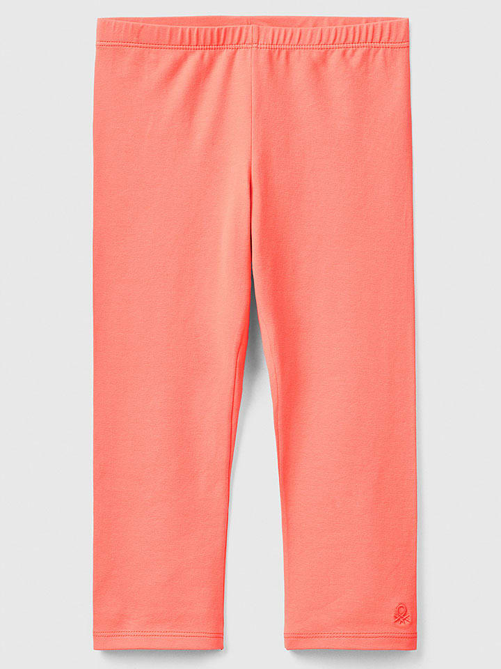 Benetton Legginsy w kolorze jasnoróżowym