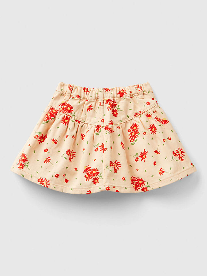 Benetton Spódnica w kolorze beżowym