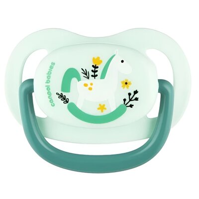 Smoczek CANPOL BABIES Toys 6-18 m Zielony