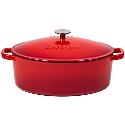 Brytfanna żeliwna GERLACH Natur Iron 31 cm Czerwony