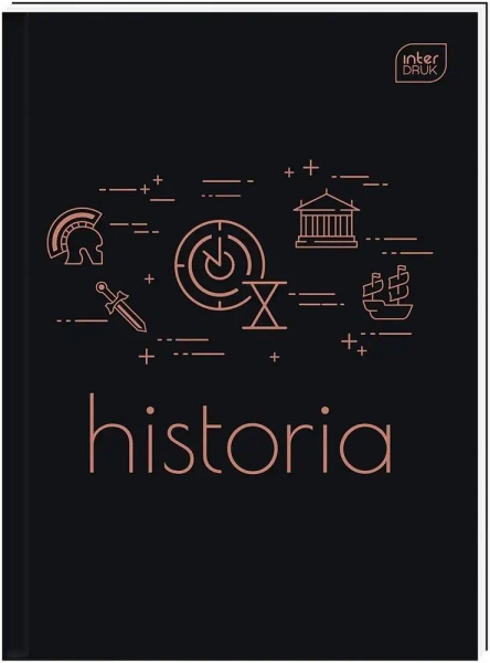 Brulion A5/80K kartka M 70g Historia (5szt) - INTERDRUK