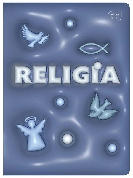 Zeszyt A5/60K kratka Religia Hybrid (10szt) - INTERDRUK