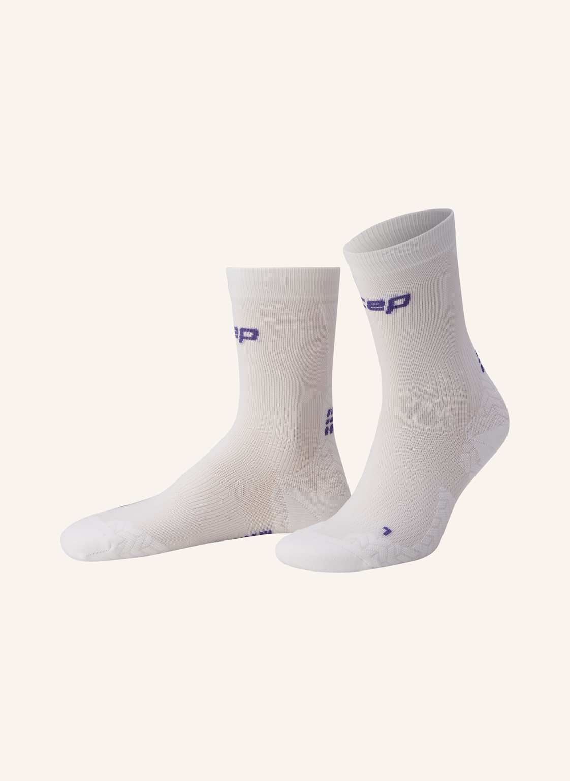 Cep Skarpety Do Biegania Core Run Ultralight Mid Cut weiss