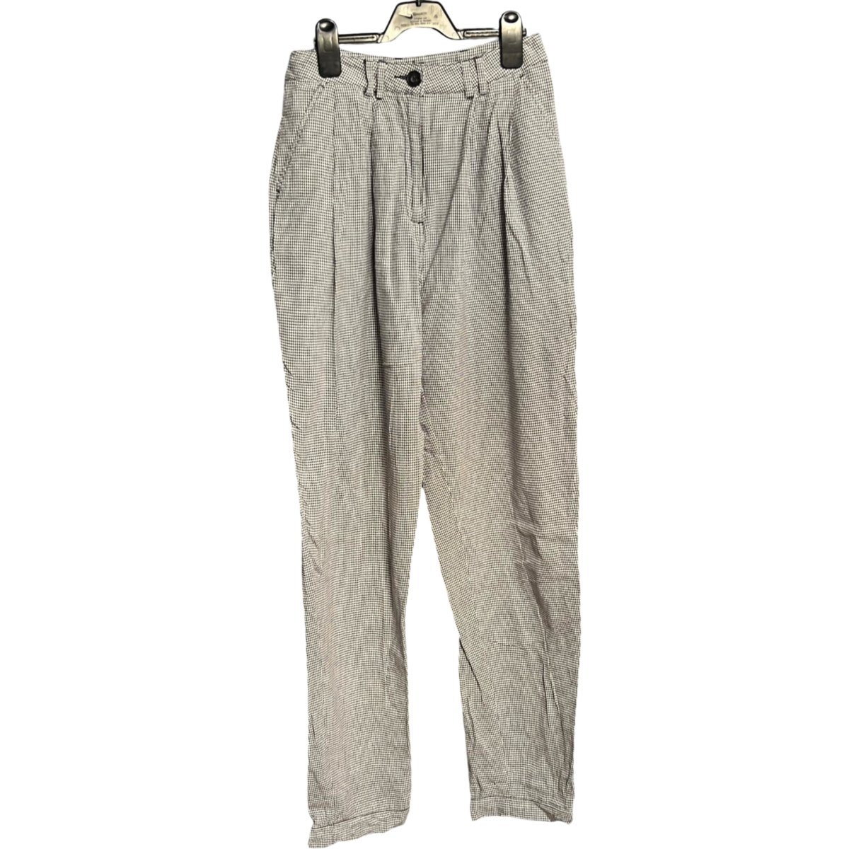 asos Damskie Spodnie Wygodne Eleganckie Czarno Białe Rozmiar 38