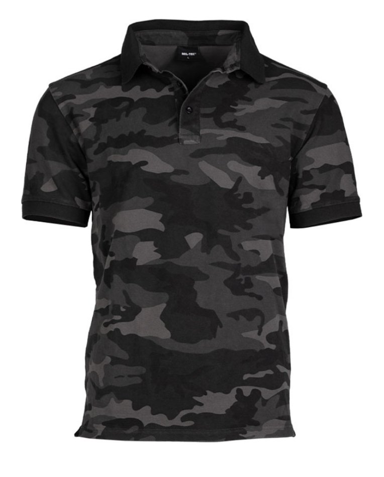 Mil-Tec Polo Prewash Pikee Ciemne Camo - 4XL