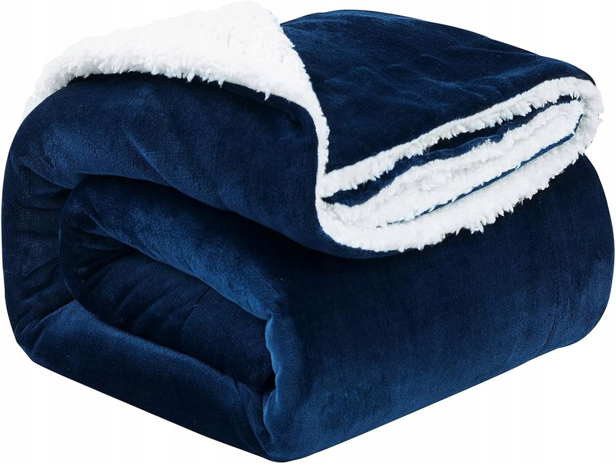 Dwustronny koc Hansleep Sherpa 220x240 cm