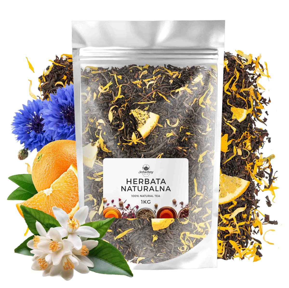 Herbata liściasta czarna Earl Grey Słoneczny 1kg hurt jakość pomarańcza