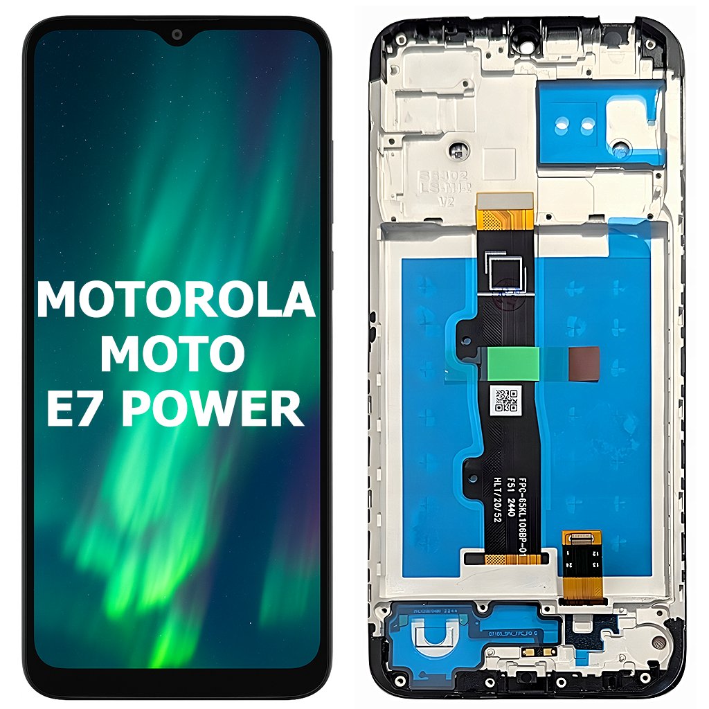 WYŚWIETLACZ DO MOTOROLA MOTO E7 POWER RAMKA