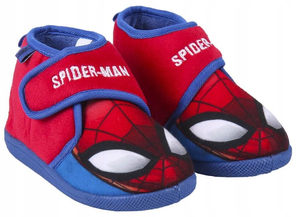 Kapcie Papcie Trampki domowe do przedszkola na rzepy Spiderman Cerda r.28