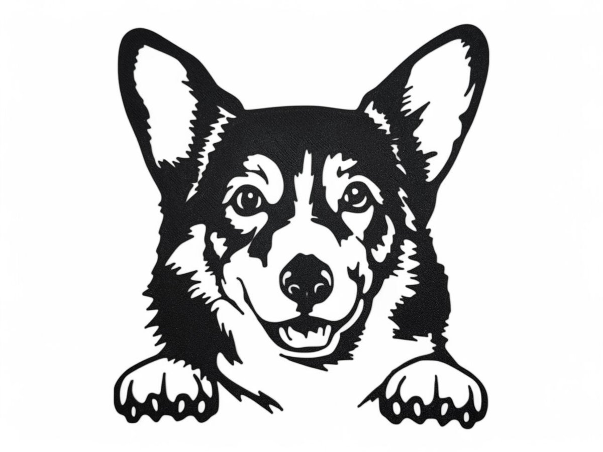 Wilczur Owczarek Niemiecki - Nowoczesna Dekoracja Ścienna Wall Art Pies