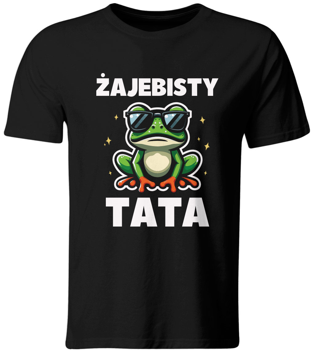Koszulka Ż@jebisty Tata, Prezent na Dzień Ojca dla Taty, roz. S