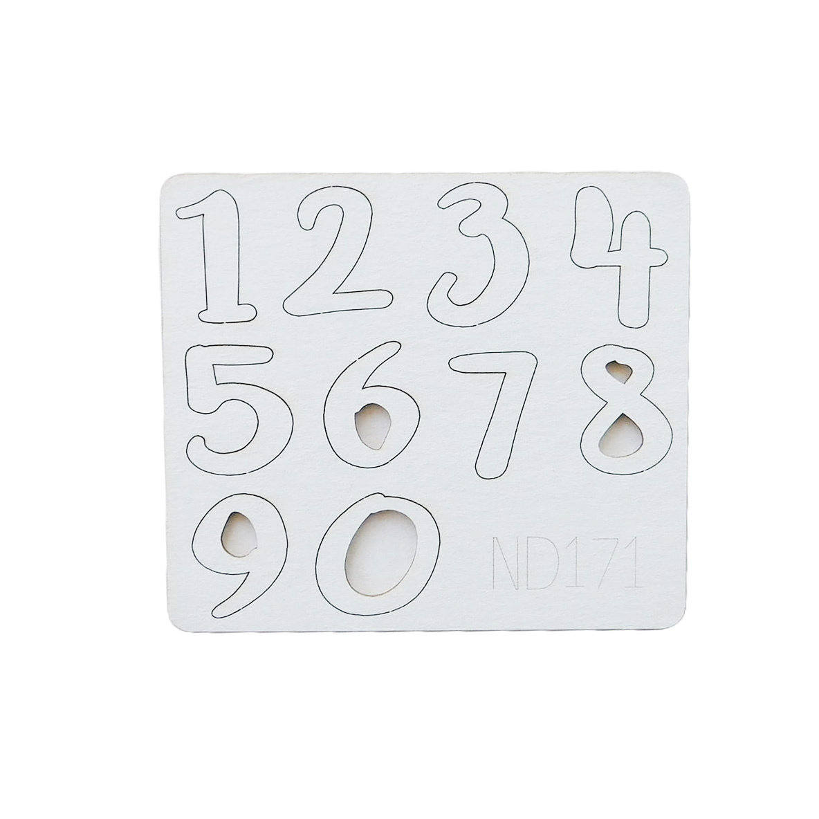 Tekturka - Cyferki - Kreatywna Pracownia