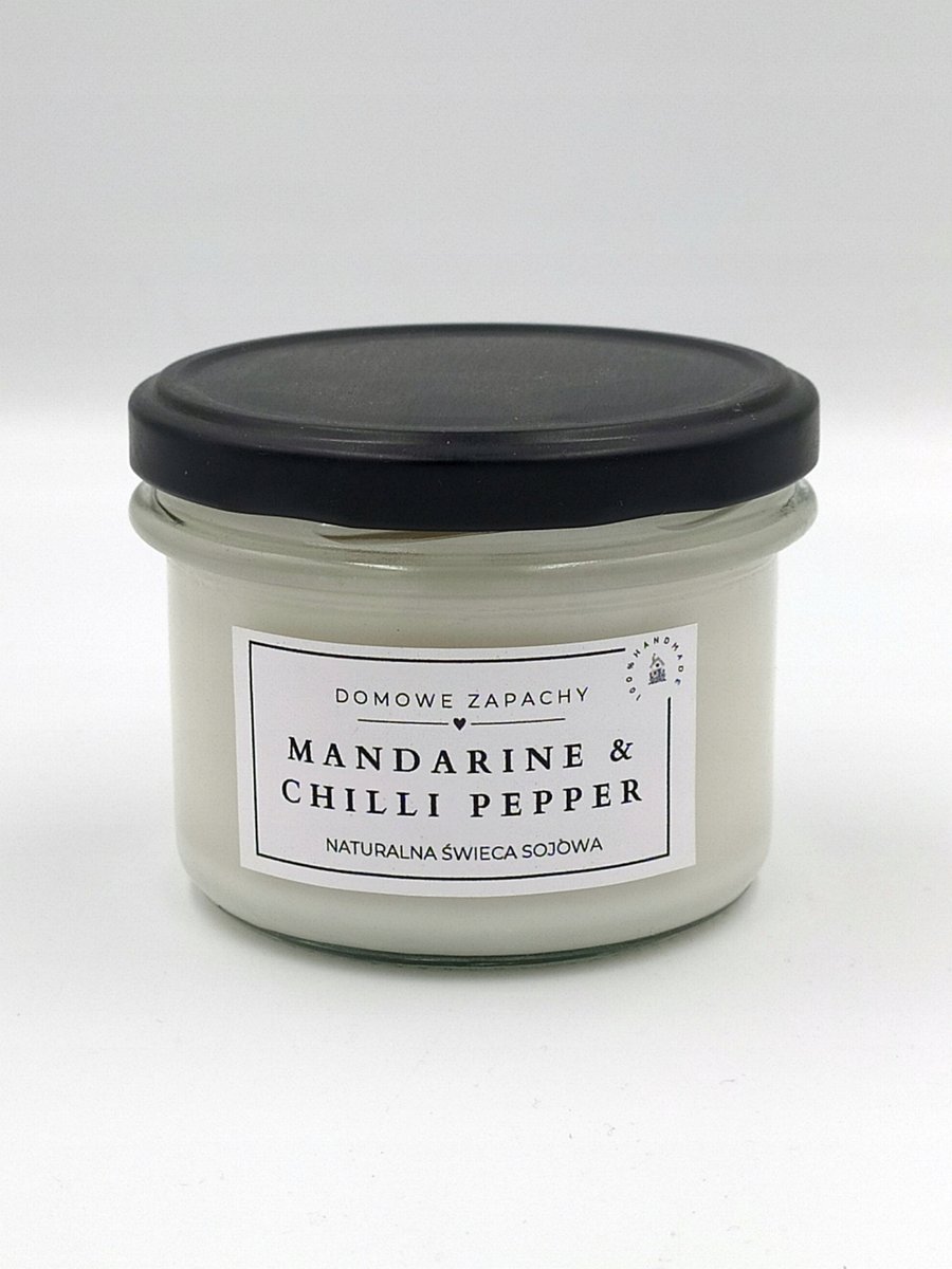 Naturalna Świece Sojowa MANDARINE CHILLI PEPPER 235 ml
