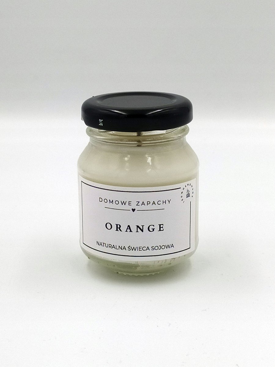 Naturalna Świece Sojowa ORANGE 80 ML